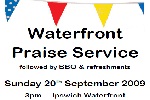 Waterfront Praise Service on Ipswich Docks
